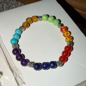 Colorful Chakra Beaded Bracelet